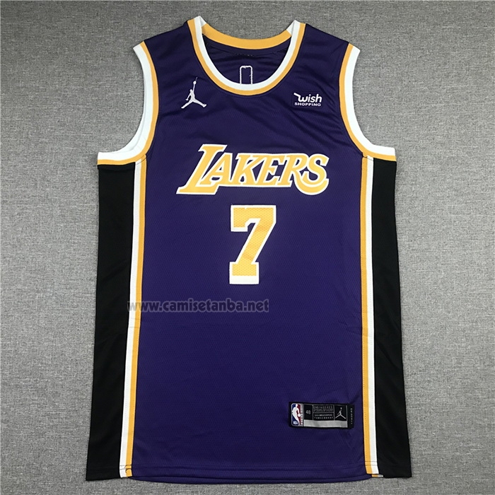 Camiseta Los Angeles Lakers Carmelo Anthony #7 Statement 2021 Violeta
